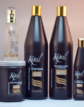 KAPRIL Linea Nutritiva con Proteina de Keratina 5 Pasos