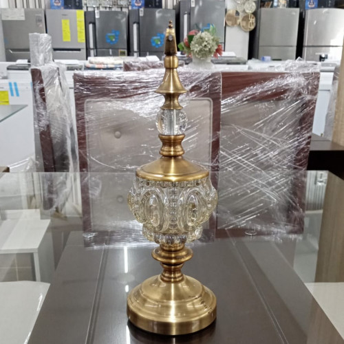 CANDELABRO DORADOS CRISTALES