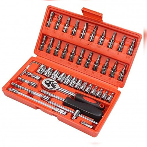 SET DE HERRAMIENTAS 46 LLAVE DE 1/4 SU-43 (24 UND X CAJA)