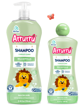 Shampoo Arruru, para cabello claro