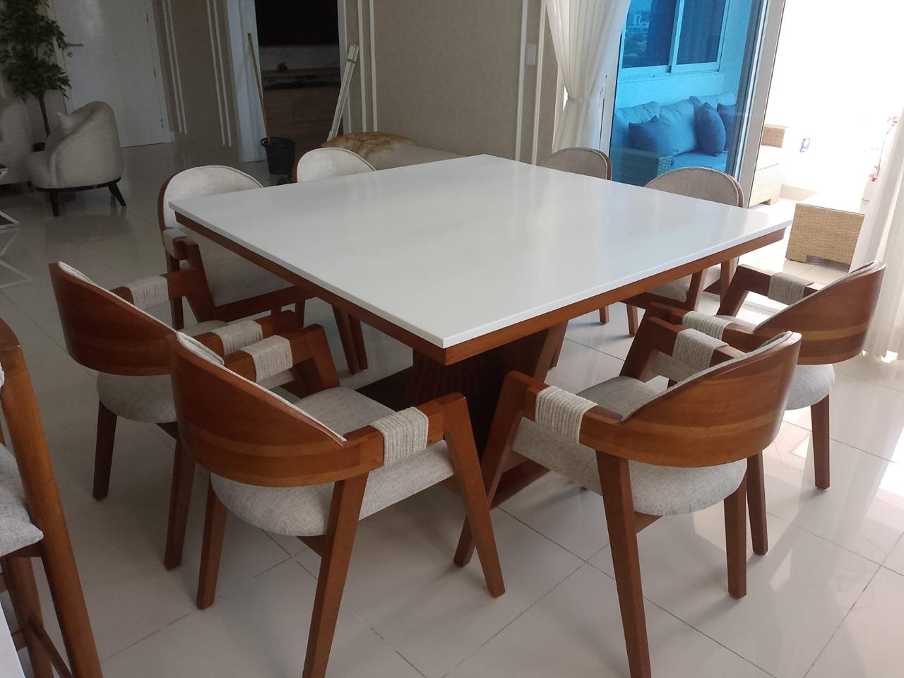 JUEGO DE COMEDOR MODERNO DE 6/S