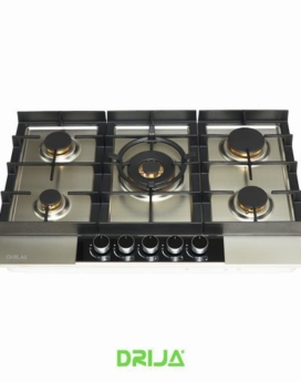 ESTUFA EMPOTRABLE DRIJA/30''-76 CM/5 QUEMADORES SELLADOS/A GAS