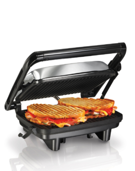 SANDWICHERA PANINI HAMILTON BEACH/REJILLAS ANTIADHERENTES