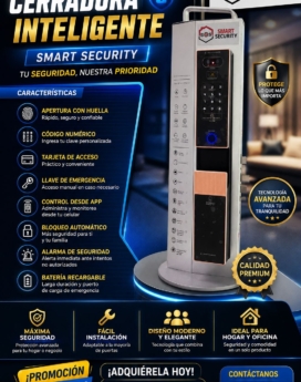 CERRADURAS INTELIGENTES IDEAL PARA LA SEGURIDAD DE TU HOGAR (INSTALACION INCUIDA)