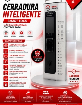 CERRADURAS INTELIGENTES IDEAL PARA LA SEGURIDAD DE TU HOGAR