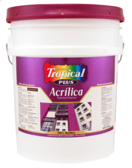 Cubeta (5GL) Pintura Acrílica - Tropical Plus