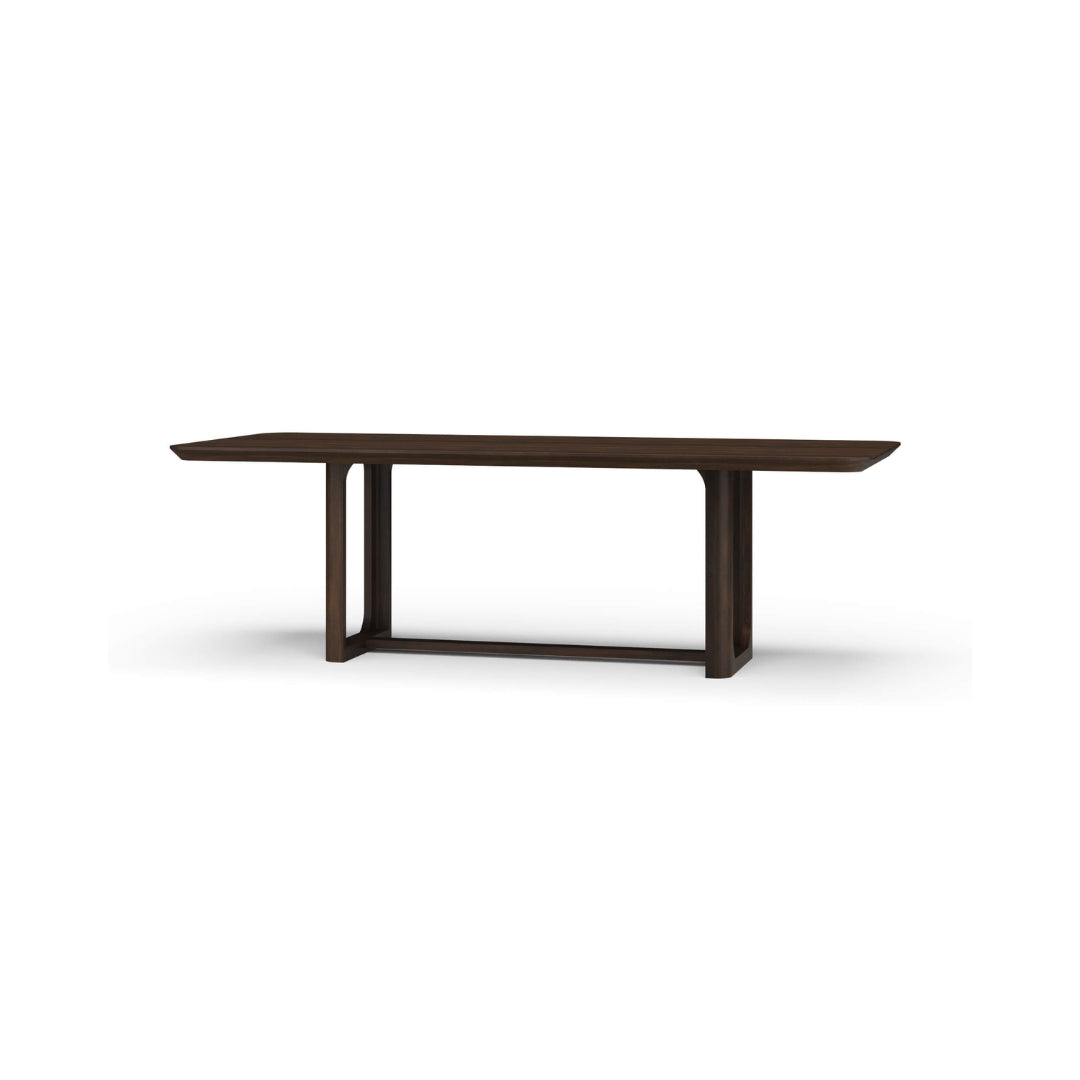 MESA DE COMEDOR CORTE EN DARK WALNUT