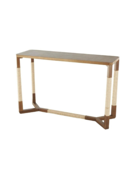 MESA CONSOLA DE MADERA MARRON