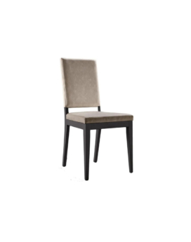 SILLA DE COMEDOR KALI EN ECO LEATHER TAUPE