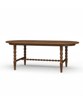 MESA DE COMEDOR OVALADA LIGNA DE 83''