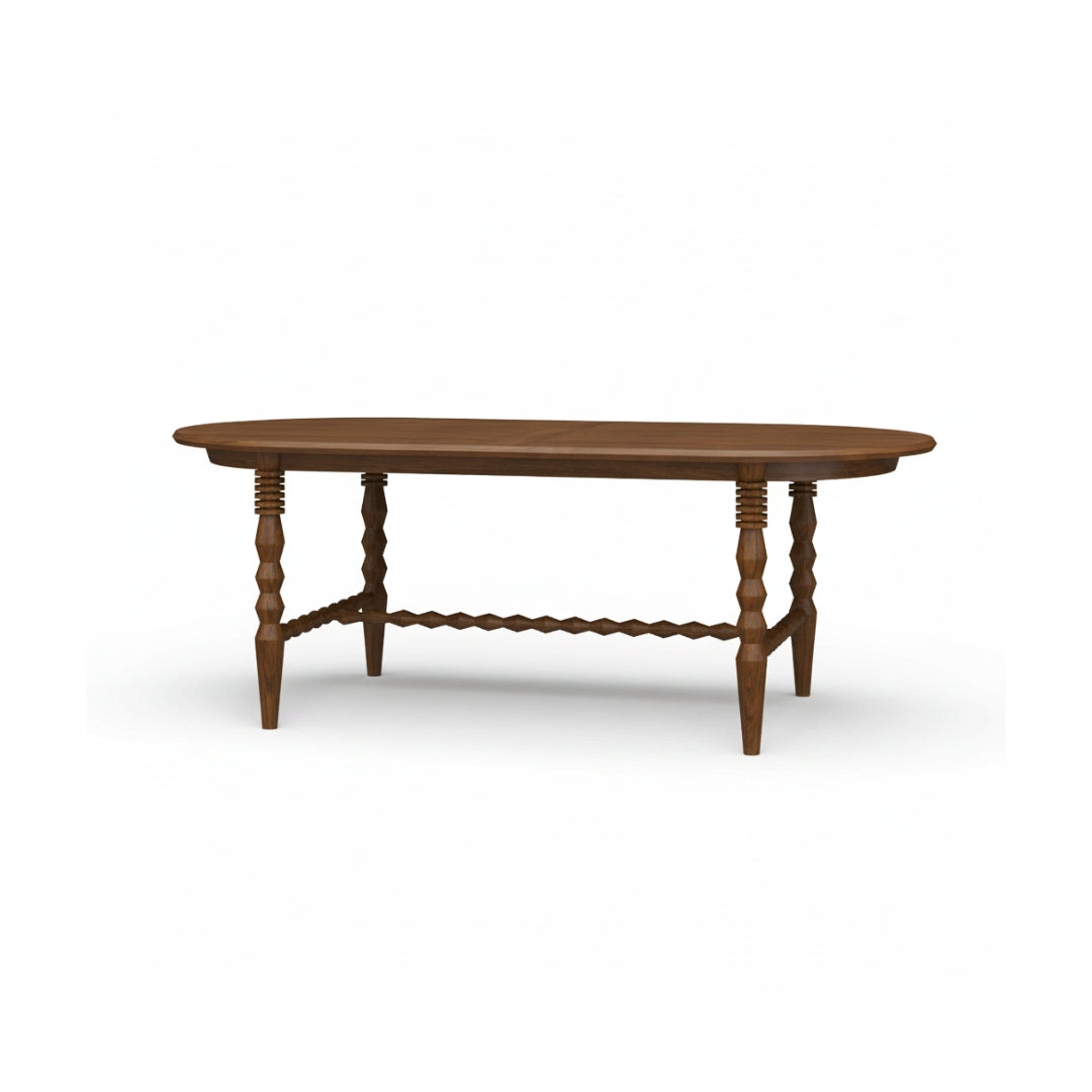 MESA DE COMEDOR OVALADA LIGNA DE 83''