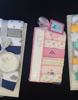 Set de toallitas pequeñas para bañar a tu bebe