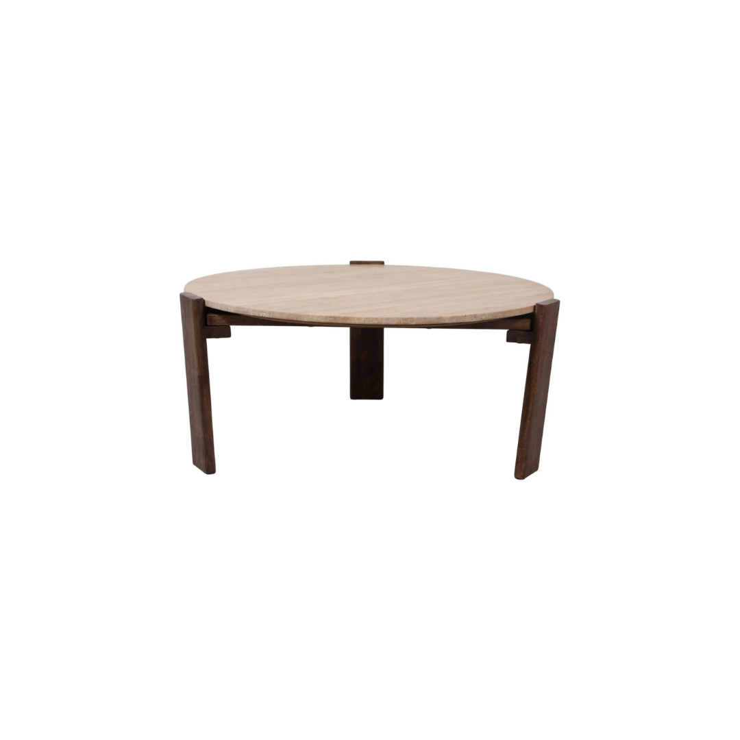 MESA CENTRO TRAVERTINE (36X16)