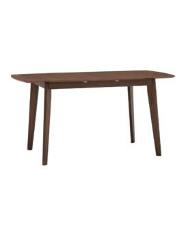 MESA DE COMEDOR EXTENSIBLE ARTHUR EN ROBLE MALAYO Y NOGAL