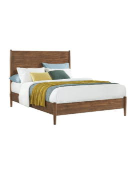 CAMA KING MID-CENTURY MODERN EN CINNAMON