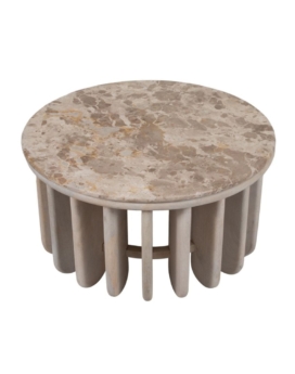 MESA DE CENTRO WOOD & MARBLE