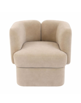 SILLA DE ACENTO SHELTER BACK BROWN CANEL