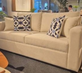 SOFA BRUSELAS DE DOS PUESTOS(CREMA)