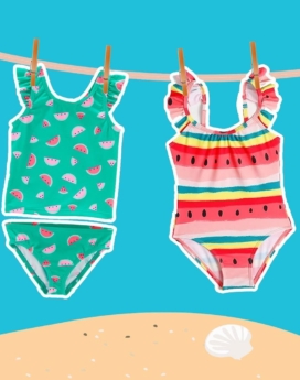 Bañadores niñas con protección UV