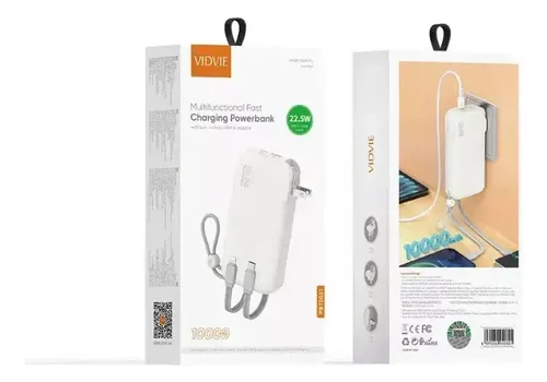 MULTIFUNCTIONAL FAST power bank 10000mah vidvie