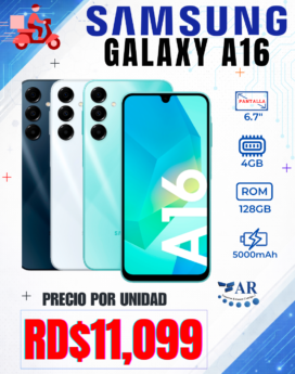 CELULAR SAMSUNG GALAXY A16, 128GB