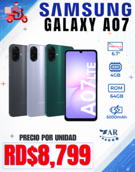 CELULAR SAMSUNG GALAXY A07, 64GB