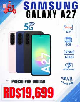 CELULAR SAMSUNG GALAXY A27, 128GB