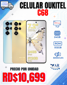 CELULAR OUKITEL C68, 512GB