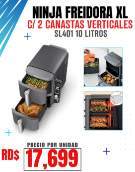FREIDORA EN AIRE XL NINJA SL401 DIGITAL 10 LITROS