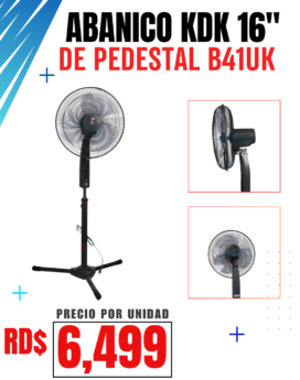 ABANICO KDK 16 PULGADAS DE PEDESTAL B41UK