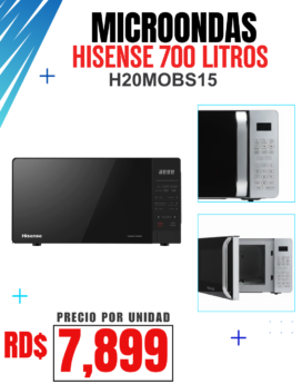 MICROONDA HISENSE H20MOBS15 700 LITROS NEGRO