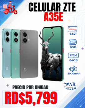 CELULAR ZTE A35E, 64GB