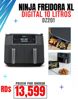 FREIDORA EN AIRE XL NINJA FOODI DZ201DIGITAL 10 LITROS