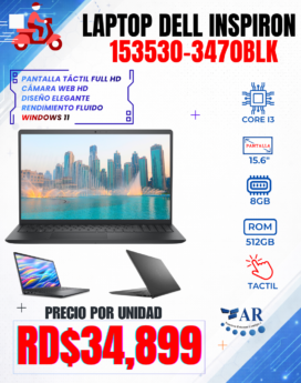 LAPTOP DELL INSPIRON 153530-3470BLK (NUEVA)