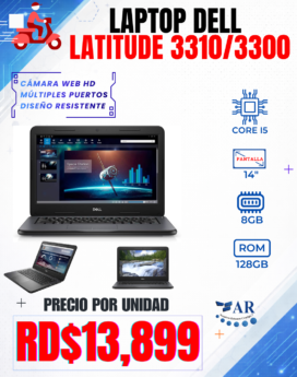 LAPTOP DELL LATITUDE 3310/3300 (SEMI NUEVA)