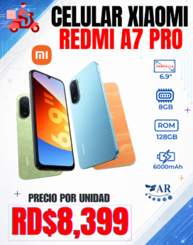 CELULAR XIAOMI REDMI A7 PRO, 128GB