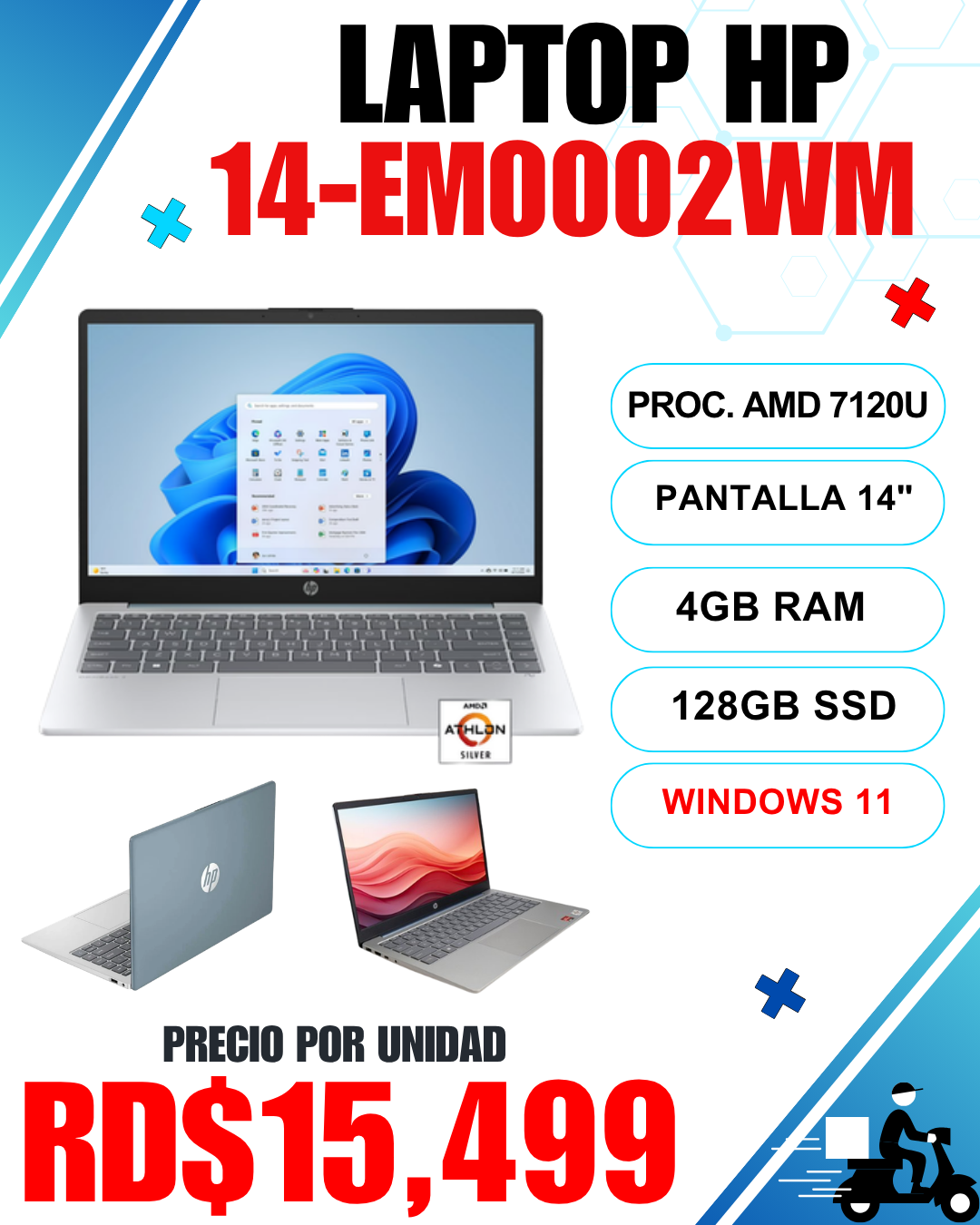 LAPTOP HP 14-EM0002WM (NUEVA)