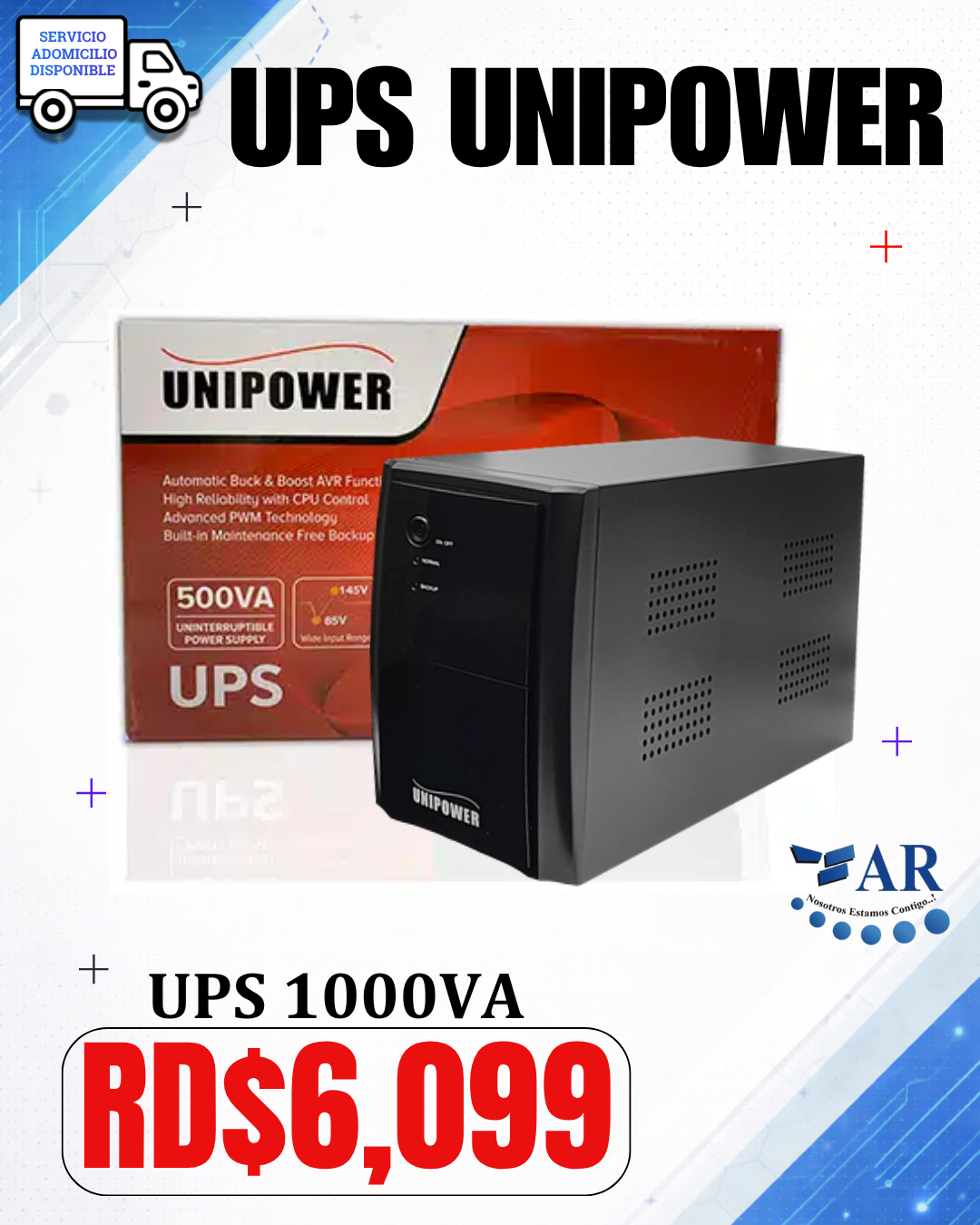 UPS UNIPOWER UPS 1000VA