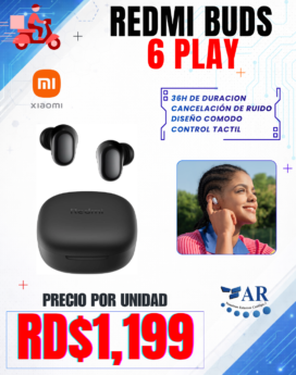 AUDIFONOS REDMI BUDS 6 PLAY