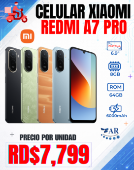 CELULAR XIAOMI REDMI A7 PRO, 64GB