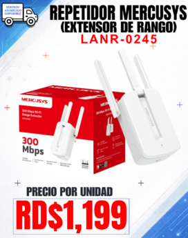 REPETIDOR TP-LINK (EXTENSOR DE RANGO) LANR-0245