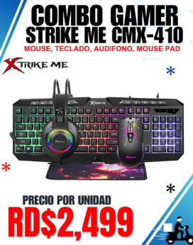 COMBO GAMER STRIKE ME CMX-410