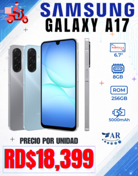 CELULAR SAMSUNG GALAXY A17, 256GB