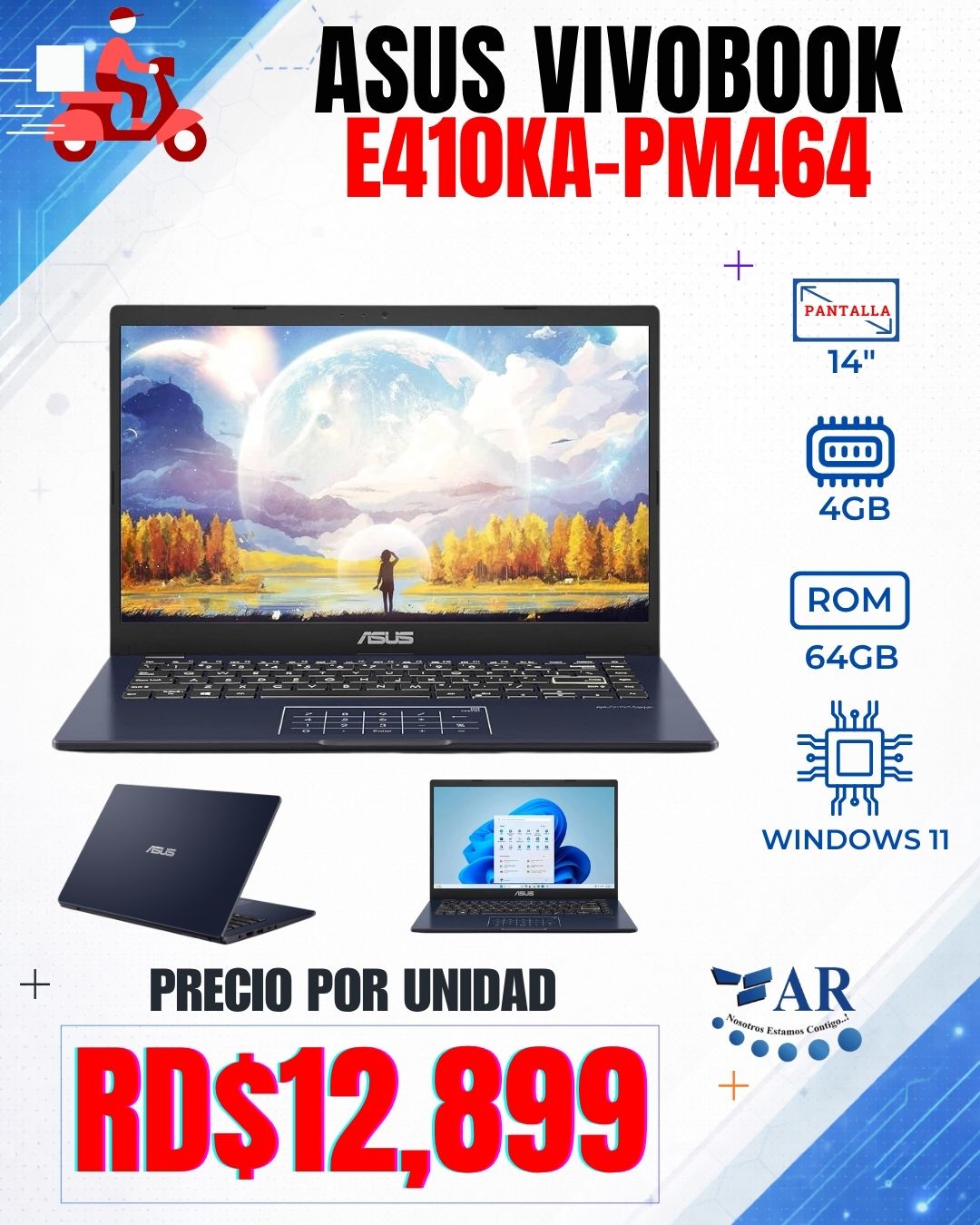 LAPTOP ASUS VIVOBOOK E410KA-PM464