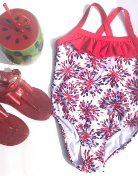 Bañador niña una pieza Gymboree talla: 5