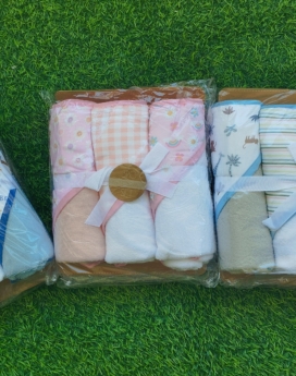 Set 3 toallas de baño con capucha