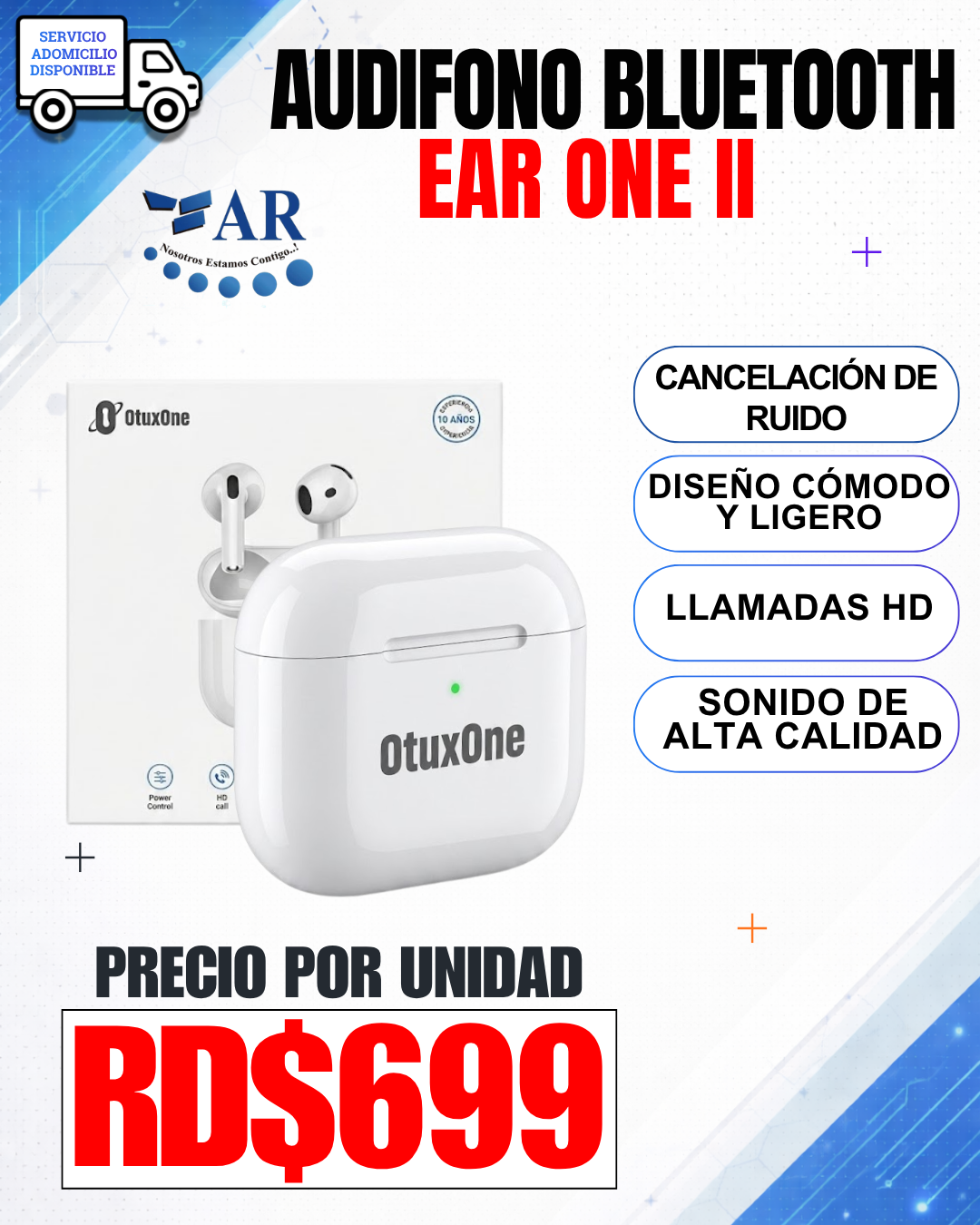 AUDIFONO BLUETOOTH EAR ONE II