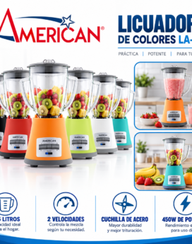 LICUADORA AMERICAM COLORES