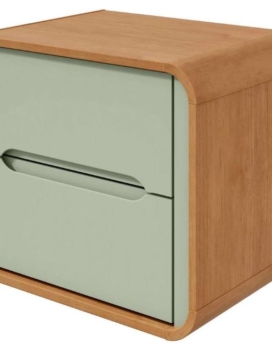 MESA DE NOCHE LOOP AMENDOA CLEAN / VERDE