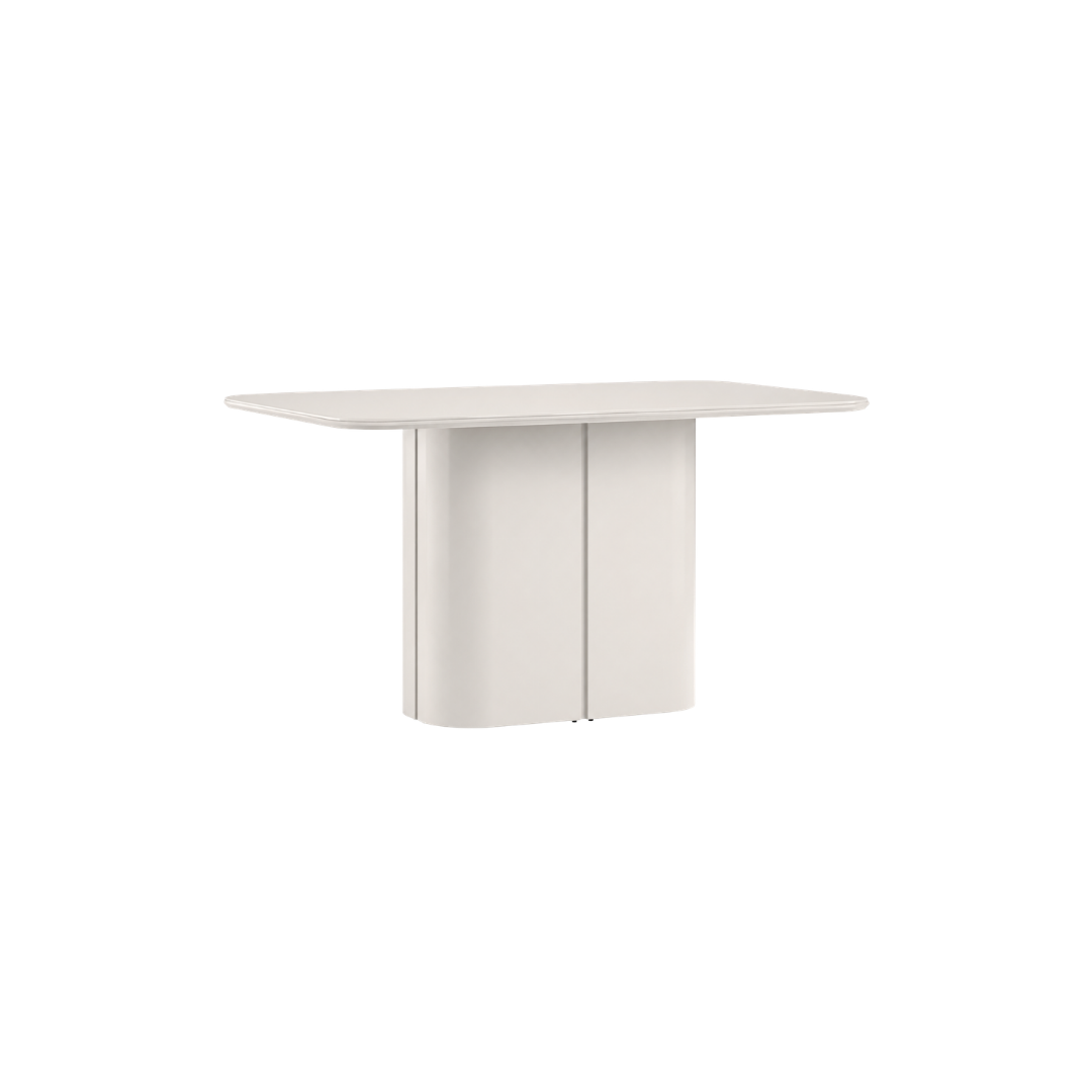 MESA SERENA 1.80X0.90 (CON VIDRIO)